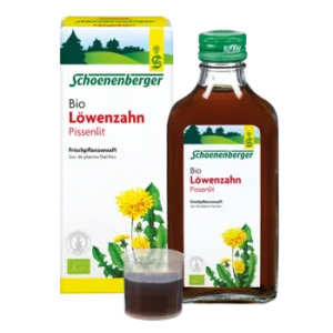 Pissenlit suc de plantes fraîches bio
